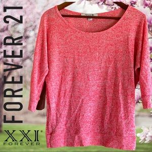 2/$25- Forever 21 Knit Top Relaxed Fit w/Raglan sleeves